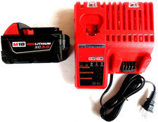 18V For Milwaukee For M18 3.0 Ah Battery Extended Lithium 48-11-1828 and Charger