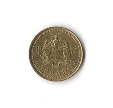1999 Barbados - 5 Cents - 569 - Brass - 3.7g