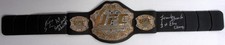 Ken & Frank Shamrock Signed UFC Toy Championship Belt BAS COA Pride FC WEC Auto
