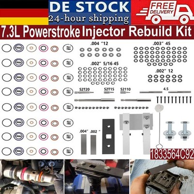 For 7.3L PowerStroke Injector Rebuild Kit w/vice clamp and tools & springs,94-03