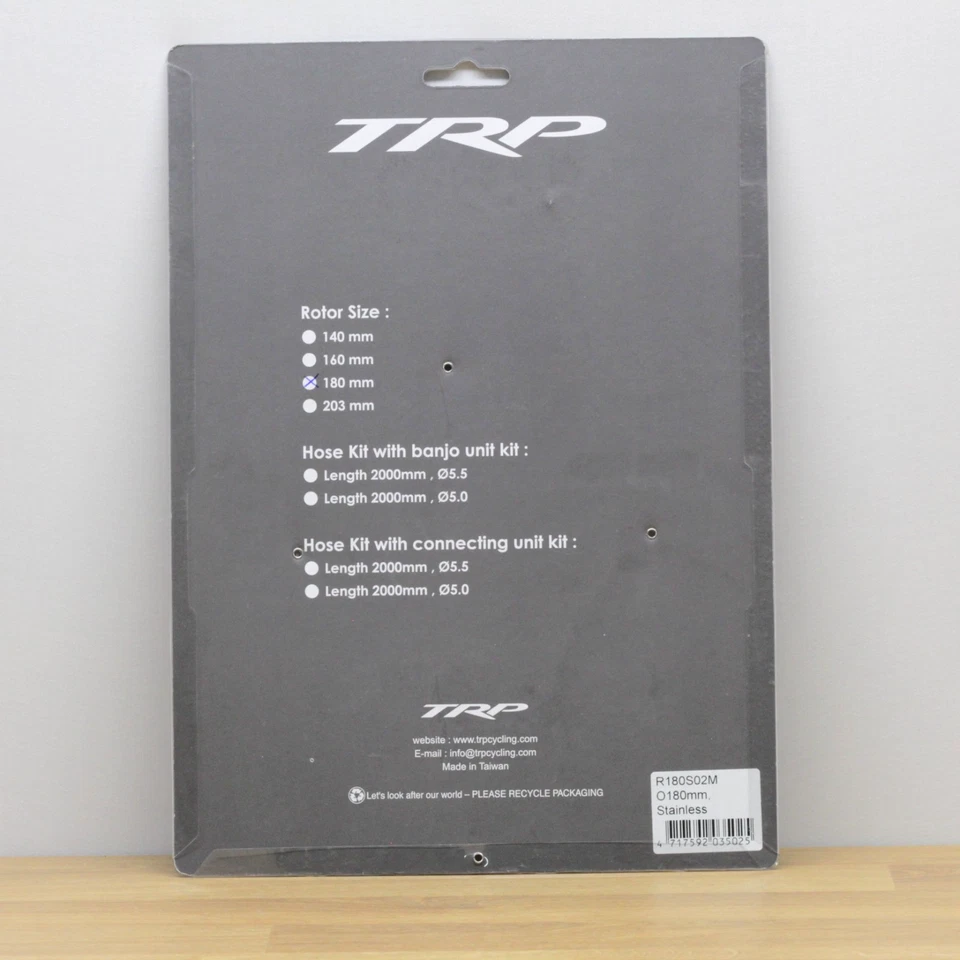 Rotor de freno de disco TRP R1 180mm NUEVO R180S01M Foto 3 de 4