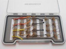 24 Barbless Boxed Daddy Long legs, Detached, Standard, Foam, TroutfliesUK