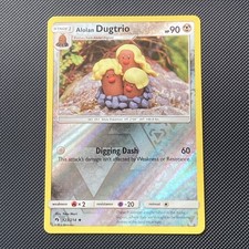 Alolan Dugtrio - 123/214 - Uncommon - Reverse Holo Pokemon TCG SM  Lost Thunder on eBay