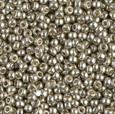 Miyuki Seed Beads 8/0 - Duracoat Galvanized Light Pewter