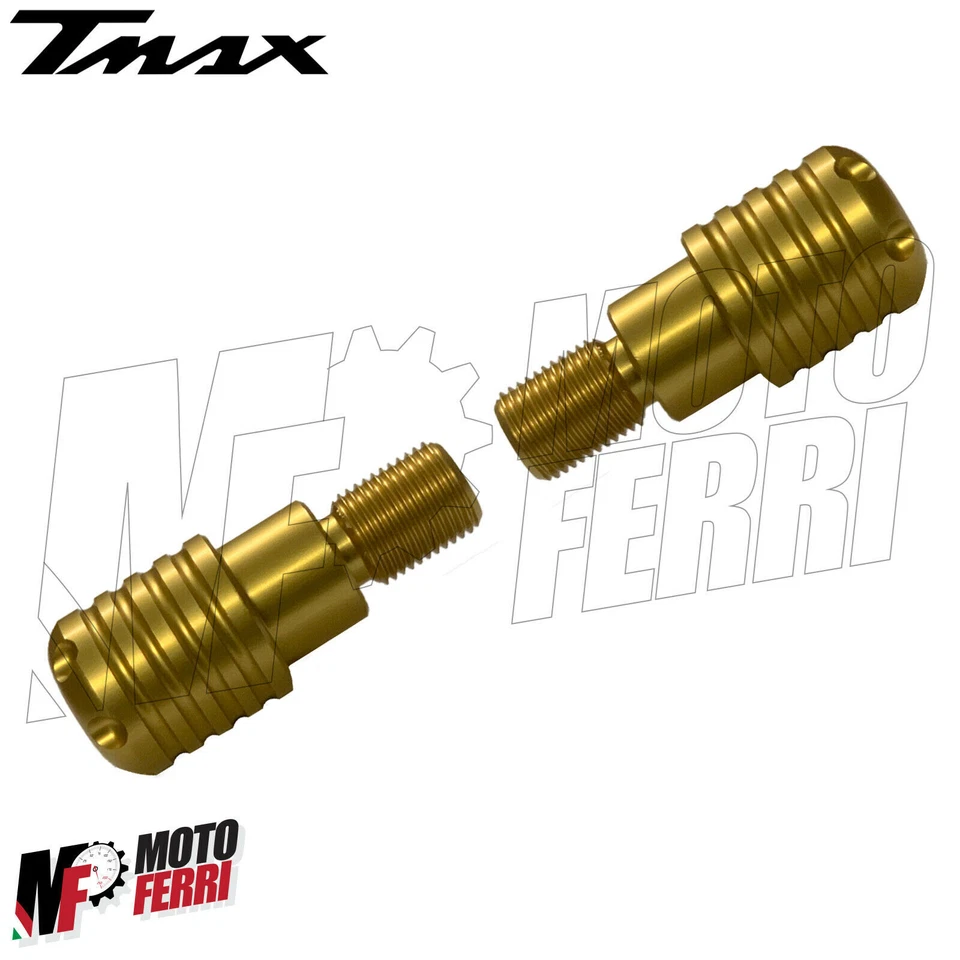 MF2478 Stabilizzatori Manubrio Oro Gold Yamaha TMax 500 530 560 da 2001 a 2021 - Immagine 4 di 4