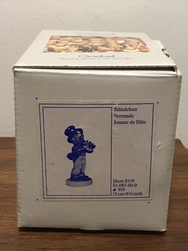 Standchen Serenade Joueur de flute. Hum 85/0 01-085-00-0 #919 12cm/4.75 inch - Picture 8 of 8
