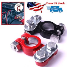 Positive And Negative Battery Cable Terminal Clamp Clips Universal Fit Positive And Negative Battery Cable Terminal Clamp Clips Universal Fit