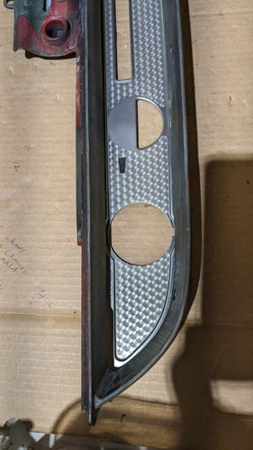 1962 FORD GALIXIE 500 ORIGINAL DASH SPEEDOMETER GAUGE CLUSTER BEZEL - Picture 11 of 15