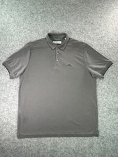 Tommy Bahama Polo Shirt Mens Medium Gray Island Zone Short Sleeve Logo