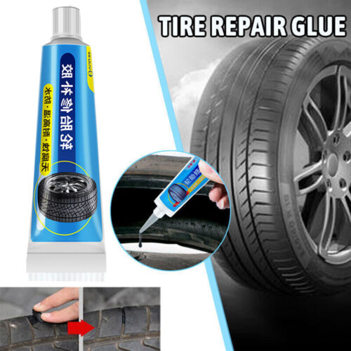 30ml Car Rubber Tire Repair Artifact Glue Tyre Cracks Adhesive Liquid Tools UK D