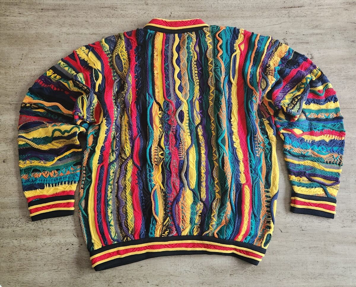 Vintage 90's Coogi Sweater Made In Australia Sz M Multi Vintage 90's Coogi Sweater Made In Australia Sz M Multi