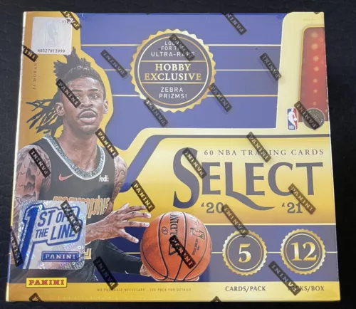 2020-21 Panini Select NBA BASKETBALL FOTL Sealed Hobby Box
