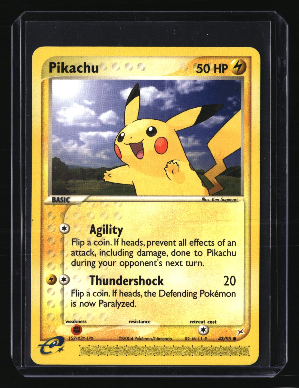 Pokemon PIKACHU 43/95 Team Magma vs Team Aqua - NM/Near Mint