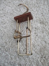 Vintage Tie and belt Rack Hanger organizer Ambassador Travel 80 ties 4 belts