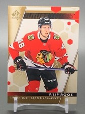 2021-22 SP Authentic Gold Future Watch #167 FILIP ROOS Chicago Blackhawks RC /99