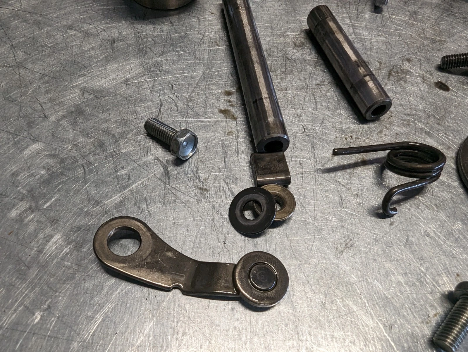 2003 Honda CRF450R (B) Transmission Shift Forks and Drum