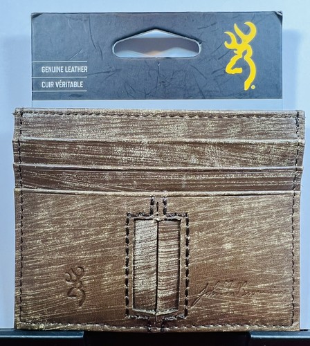 BROWNING HERITAGE (BROWN) GENUINE LEATHER WALLET ๐ฅ BRAND NEW W/TAGS - Picture 7 of 10