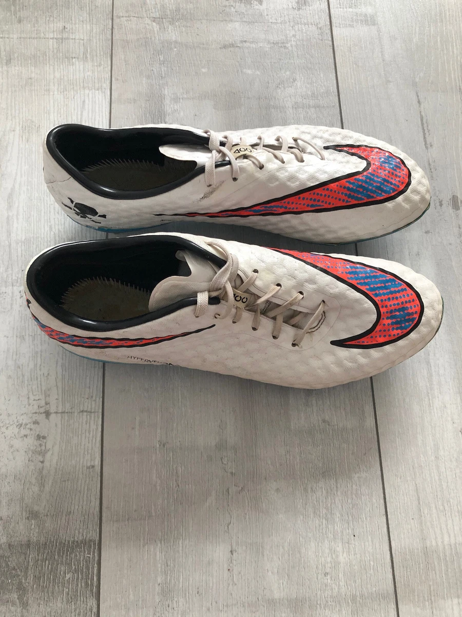 Nike Hypervenom Phantom White ACC Football Cleats Boots US8 UK7 EUR41