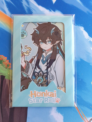 Honkai Star Rail Official Dan Heng - Lunae Little Cat Chibi Laser Ticket miHoYo