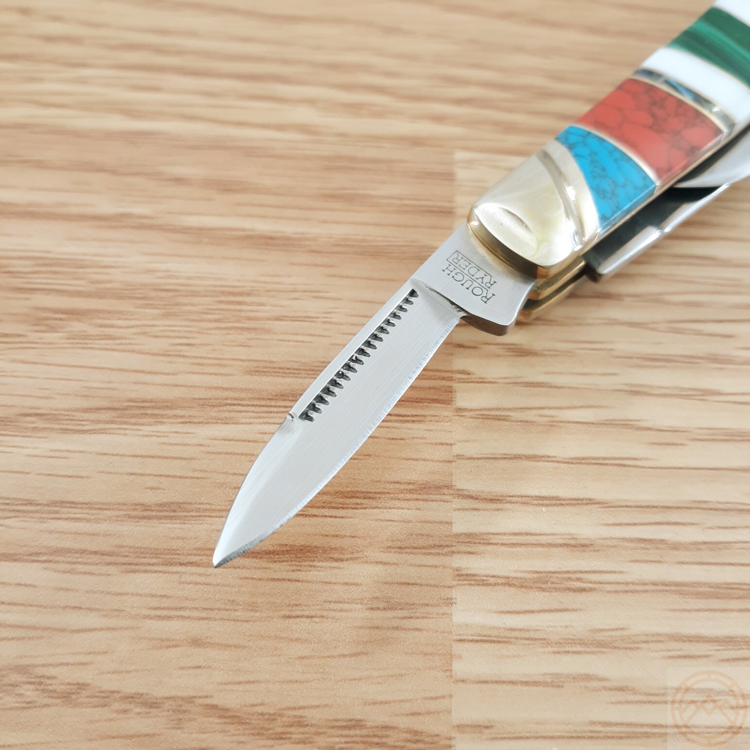 Rough Ryder Stoneworx Congress Pocket Knife 440B Steel Blades Synthetic Handle