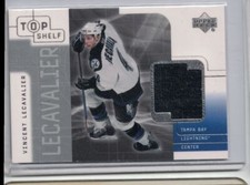 2001-02 Upper Deck Top Shelf Jersey Vincent Lecavalier Tampa Bay Lightning