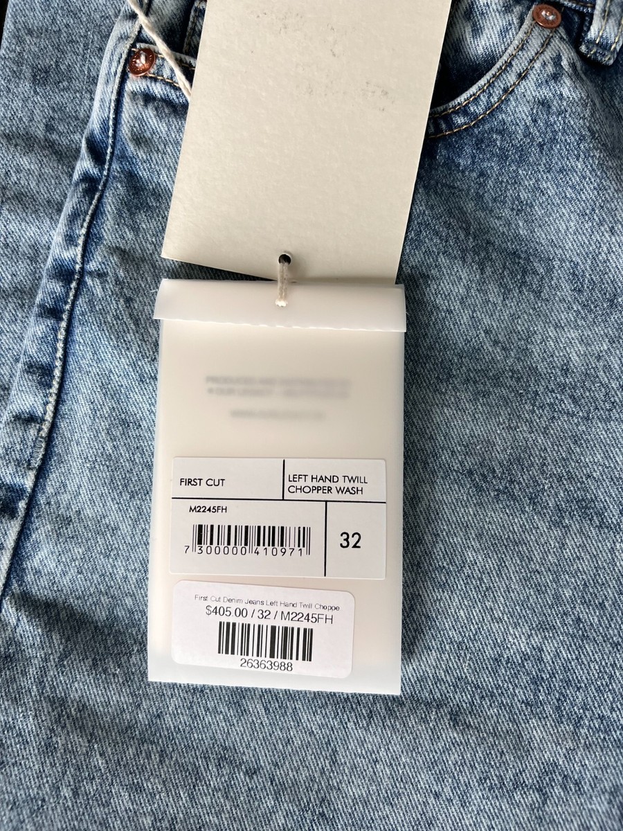 Our Legacy First Cut Denim Jeans - Size 32 - Blue Chopper