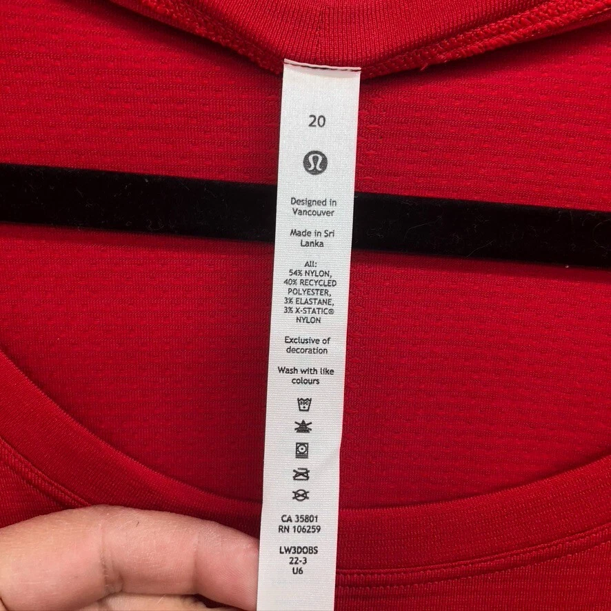 lululemon swiftly tech long sleeve 2.0 prep activewear yoga gym 