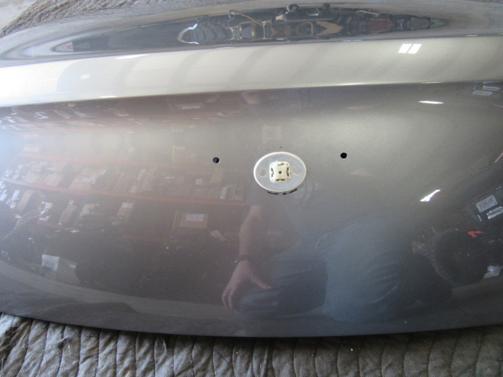 2016 BENTLEY CONTINENTAL GTC GT TRUNK LID REAR BOOT DECK SLIVER OEM -6872
