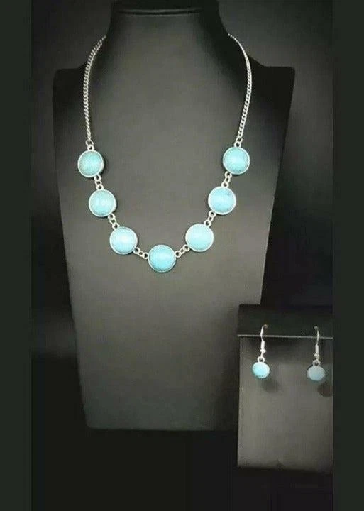 Adobe attitude blue necklace paparazzi deals