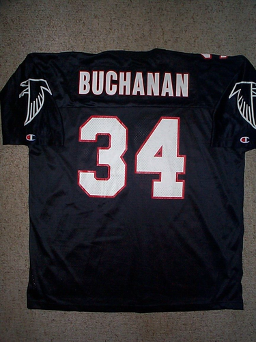 *IRREGULAR* Atlanta Falcons RAY BUCHANAN nfl VINTAGE Trikot HERREN/MEN'S (XXL-2XL)