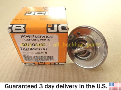 JCB BACKHOE - GENUINE JCB THERMOSTAT BUILDS LH AA AB AC (PART NO