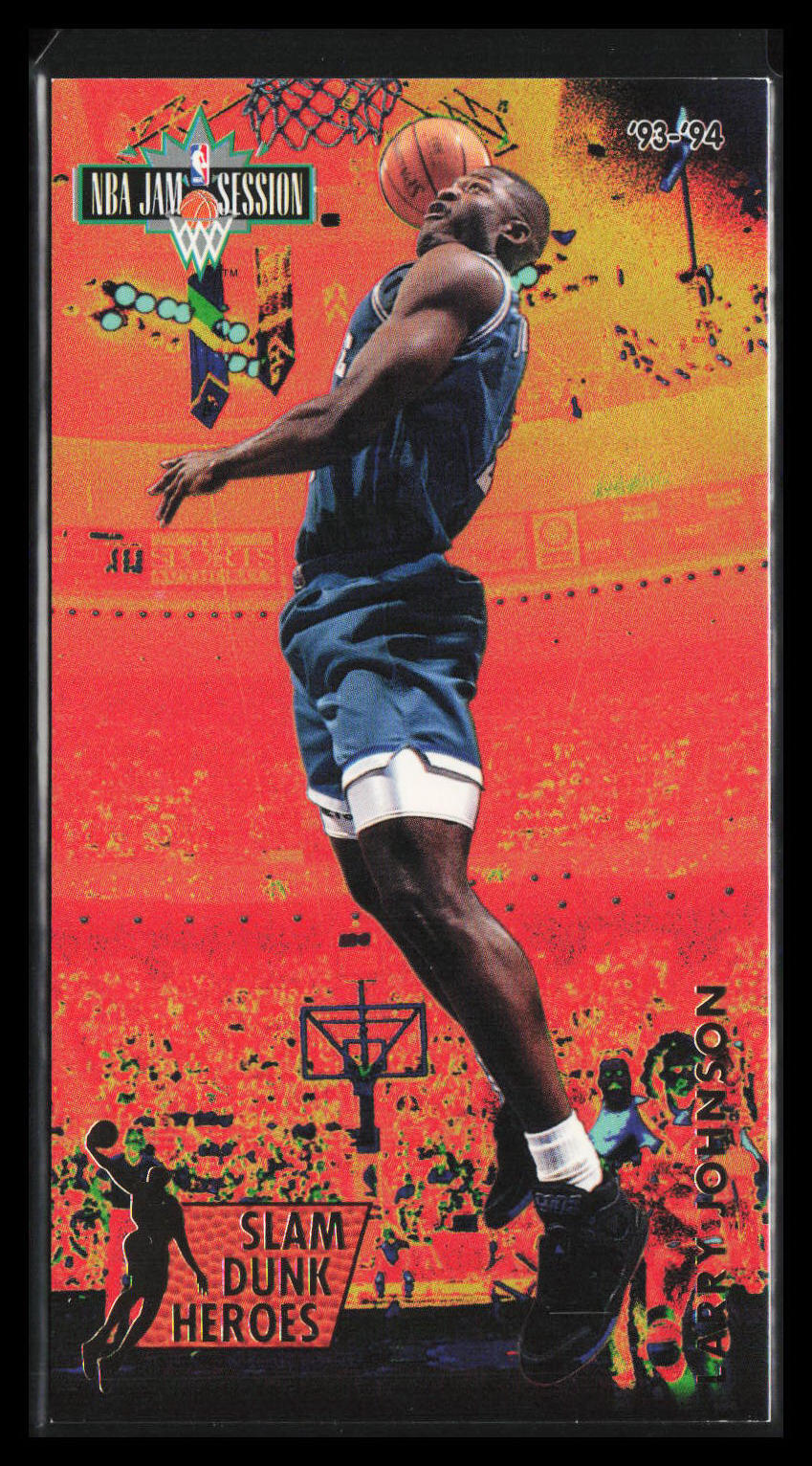1993-94 Jam Session Larry Johnson #2 Slam Dunk Heroes