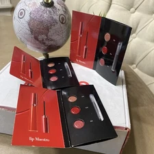 3 X Giorgio Armani Lip Maestro Intense Velvet Color Sample 3 Shades EACH CARD N
