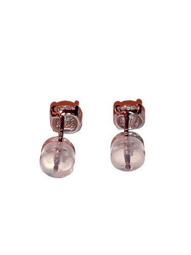 1 Ct VVS Moissanite Earrings Certified Lab created 10kt Solid White Gold New - Picture 6 of 10