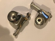 Hi-Boy  Headlight Mounts Steeet Rod Polished SS 