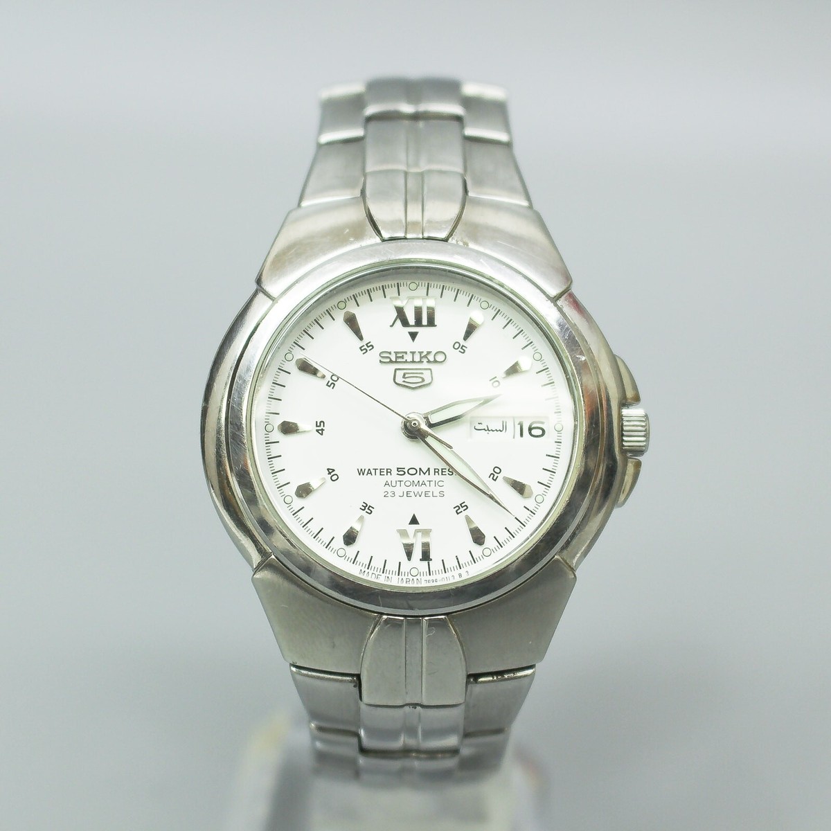 時計 SEIKO Automatic 23JEWELS SEIKO Automatic Watch Stainless Steel Water Resistant 5