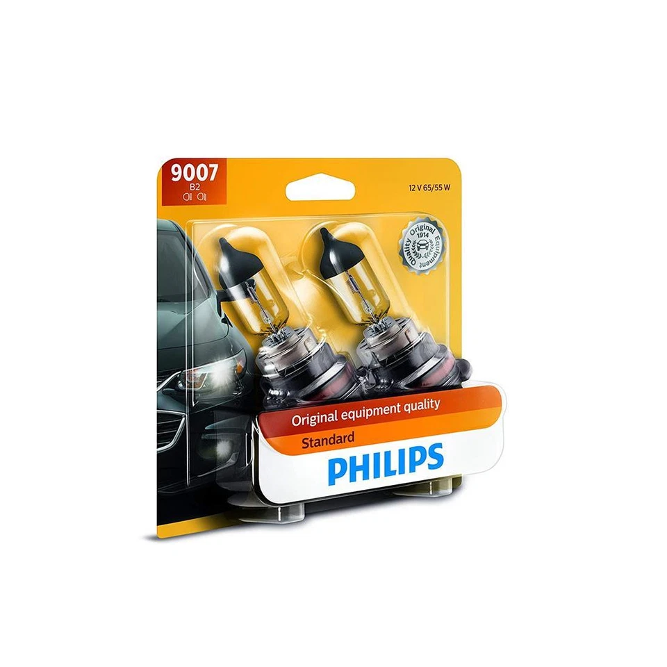 Juego de 2 bombillas de faros originales Philips 65/55 W para Chevrolet Cobalt 2005 2006 Foto 2 de 4