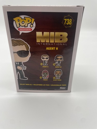 Funko Pop Movies MIB Agent H #738 Men in Black International Vinyl Figure NIB - Picture 4 of 7