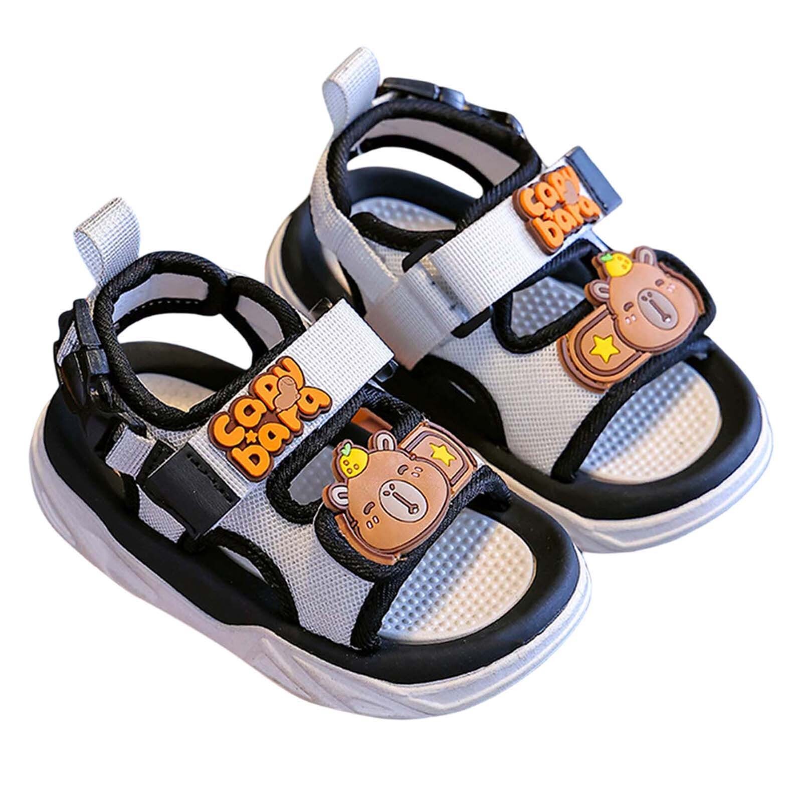 SAOLA Pantofole estive per bambini stile Kapybara tema suola più spessa più comode Y