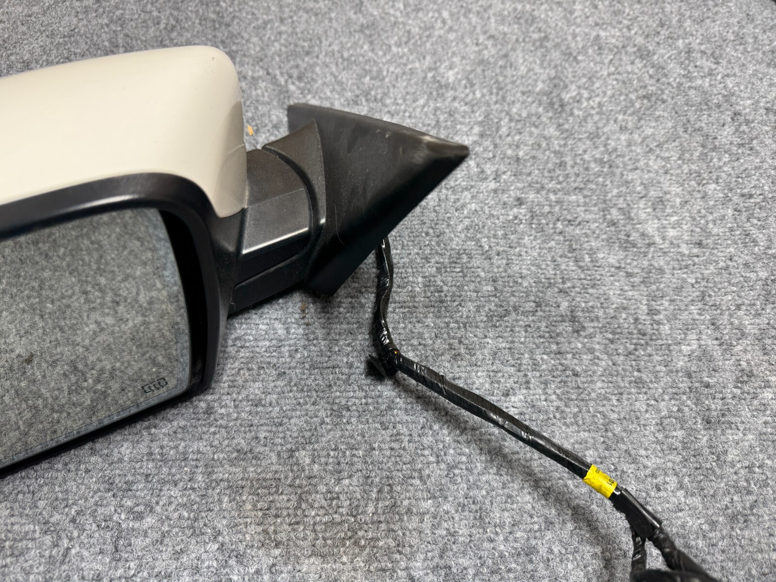 MASERATI GHIBLI M157 14-17 OEM LEFT DRIVER DOOR EXTERIOR HEATED MIRROR WHITE 60K