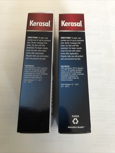 2er Pack Kerasal Nacht Intensive Fußreparatur Hautheilsalbe für rissige - Bild 3 von 5