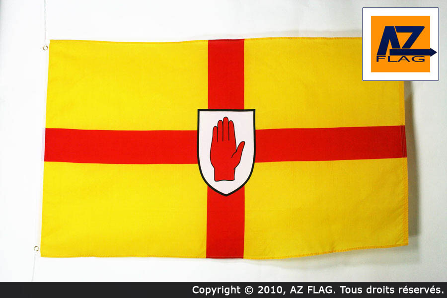BANDIERA ULSTER 150x90cm - BANDIERA ULSTER IN IRLANDA 90 x 150 cm - Nuova