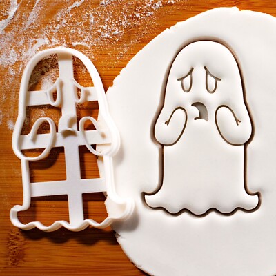 Angstgespenst Ausstechform - Halloween Spukhaus süß gruselig Trick or Treat