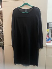 Ann Taylor Woman’s Warm Knee Black Sweater Dress Size L