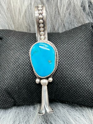  TURQUOISE ~ BLOSSOM ~ STERLING SILVER ~ PENDANT  