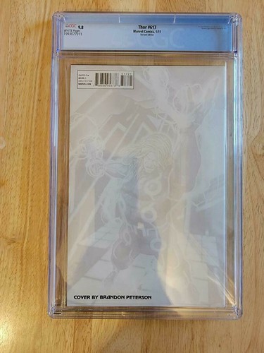 Thor #617 CGC 9.8 (1:15) TRON VARIANTE (1. ERSCHEINUNG KID LOKI) Disney + 2011 Neuwertig + - Bild 4 von 6