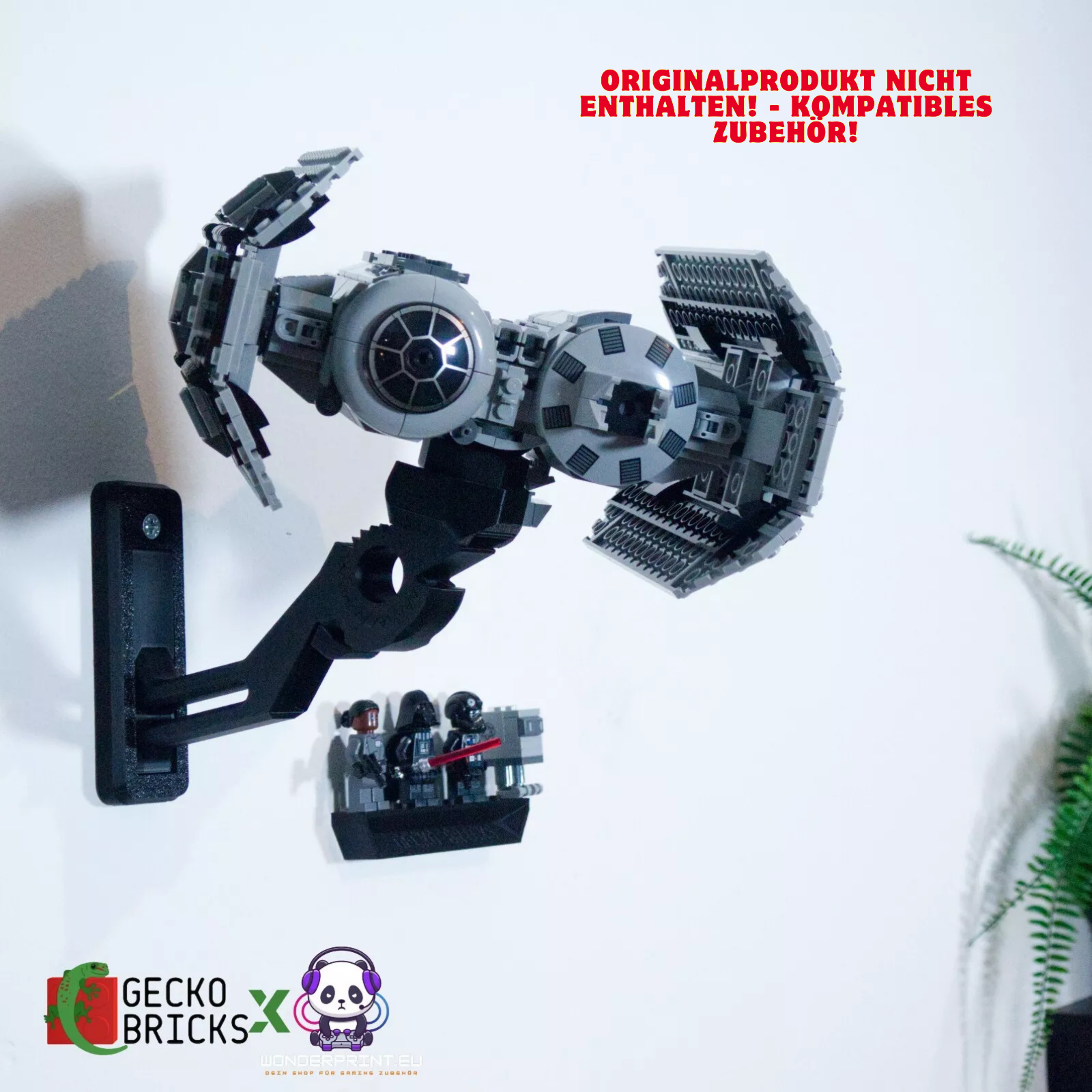 Wandhalterung Halter Display Mount passend für LEGO® Star Wars TIE Bomber 75347
