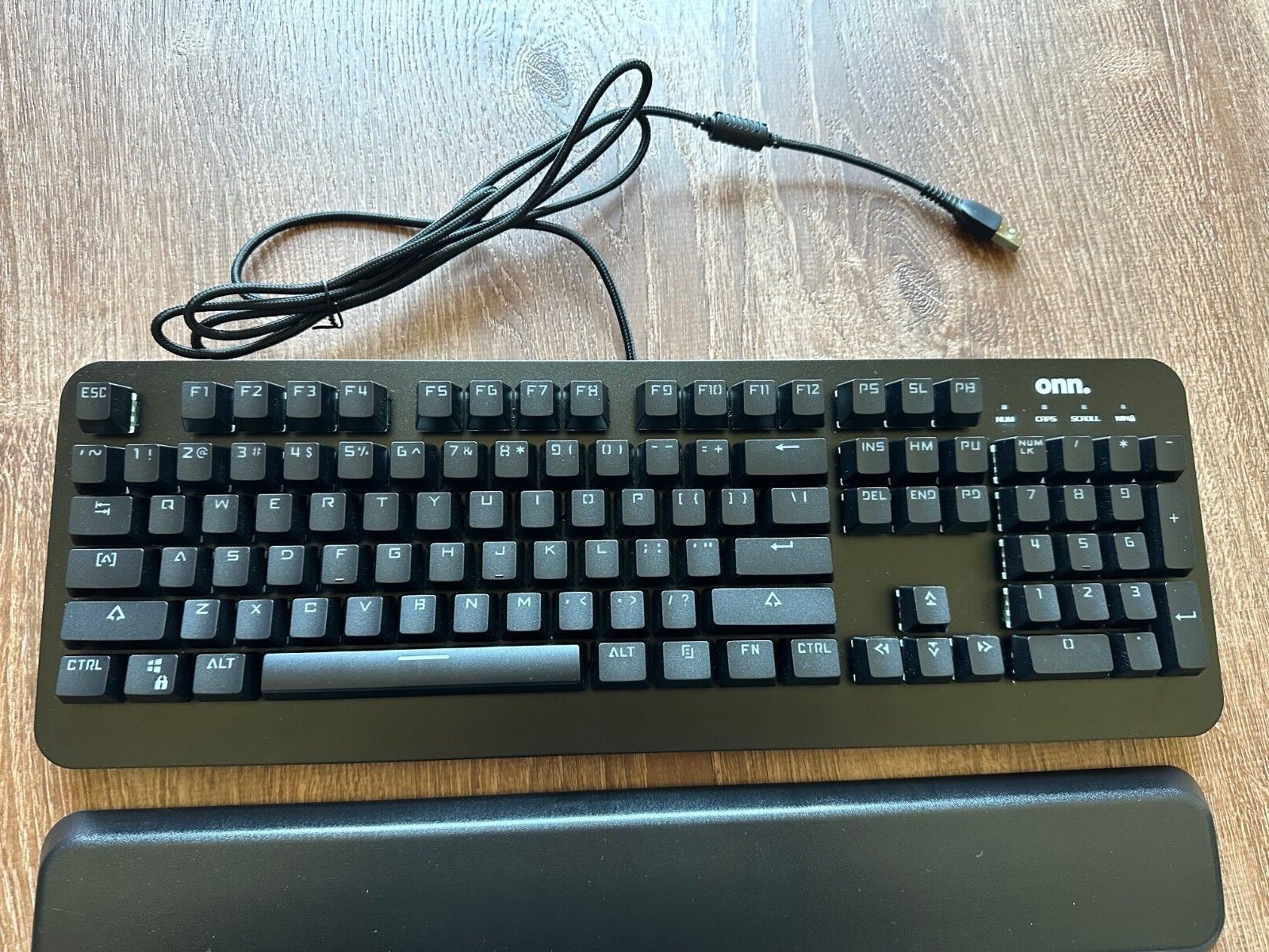 Game ONN RGB Mechanical Gaming Keyboard 104 Keys, Blue Mechanical Switches