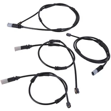 Front Rear Brake Pads Wear Sensor (4 Pack) For BMW 328i xDrive 330i 320i 335i M4