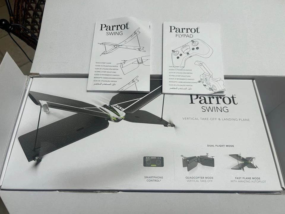 New Parrot Swing Dual Vertical Take-Off & Landing Quadcopter & Fast Plane Modes - Image 3 of 4